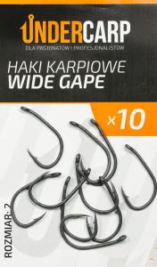 Undercarp Teflonowe haki karpiowe WIDE GAPE 4