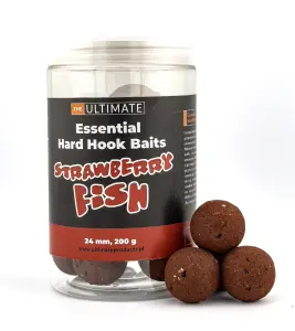 Ultimate Products  HARD HOOK BAITS STRAWBERRY FISH 20MM