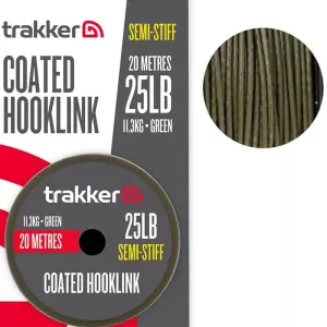 Trakker Semi Stiff Coated Hooklink  35lb 15.9kg