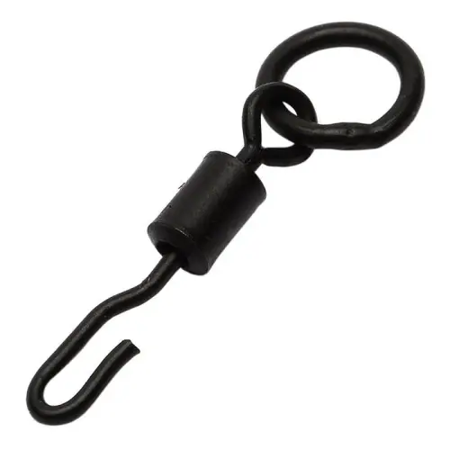 Mocne krętliki Nash Ronnie Swivel w rozmiarze 11, przeznaczone do wykonywania przyponów Ronnie Rig. Umożliwiają szybką wymianę haczyka i łatwe zabezpieczenie połączenia pozycjonerem. Opakowanie zawiera 10 sztuk..jpg