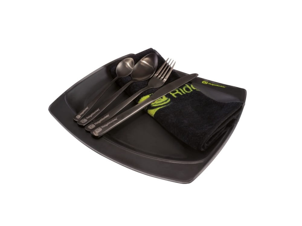 Zestaw obiadowy RidgeMonkey SQ DLX Plate Set Large