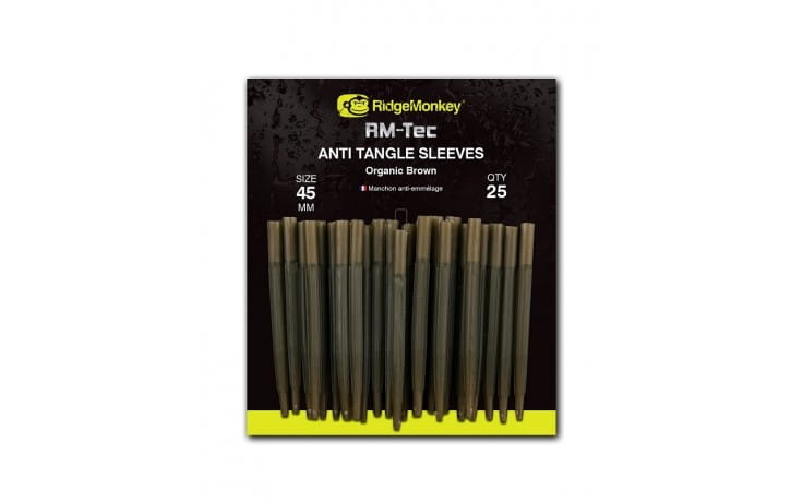 RidgeMonkey Tec Anti Tangle Sleeves Weed Green Long