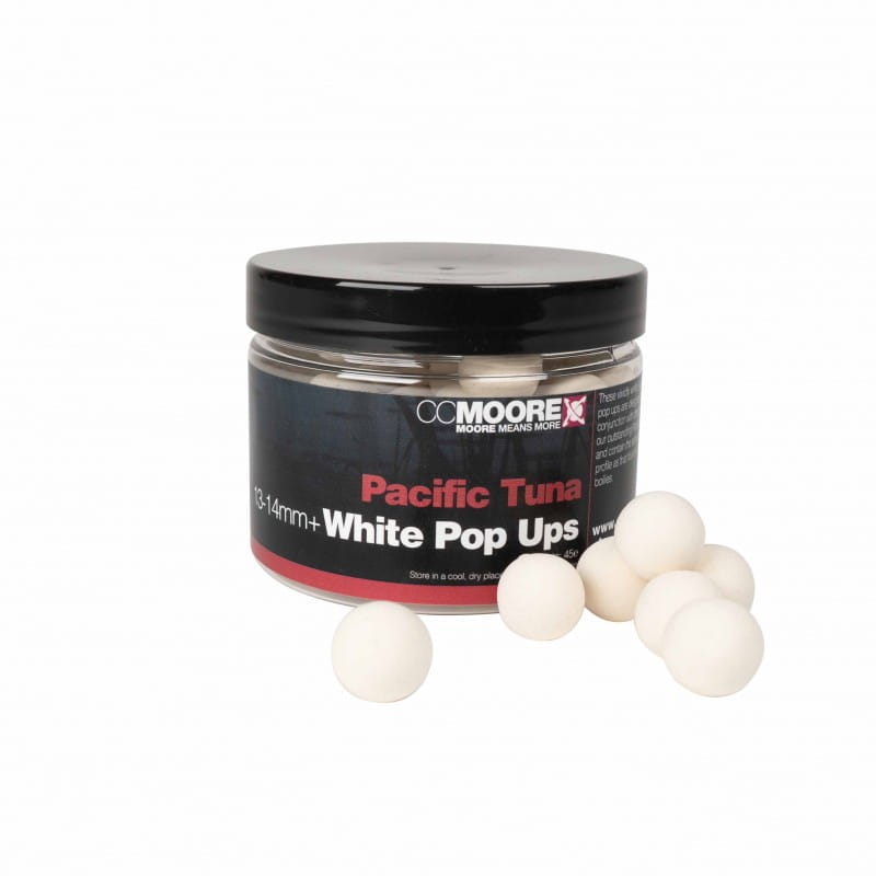 CC Moore Pacific Tuna White Pop Ups 14mm