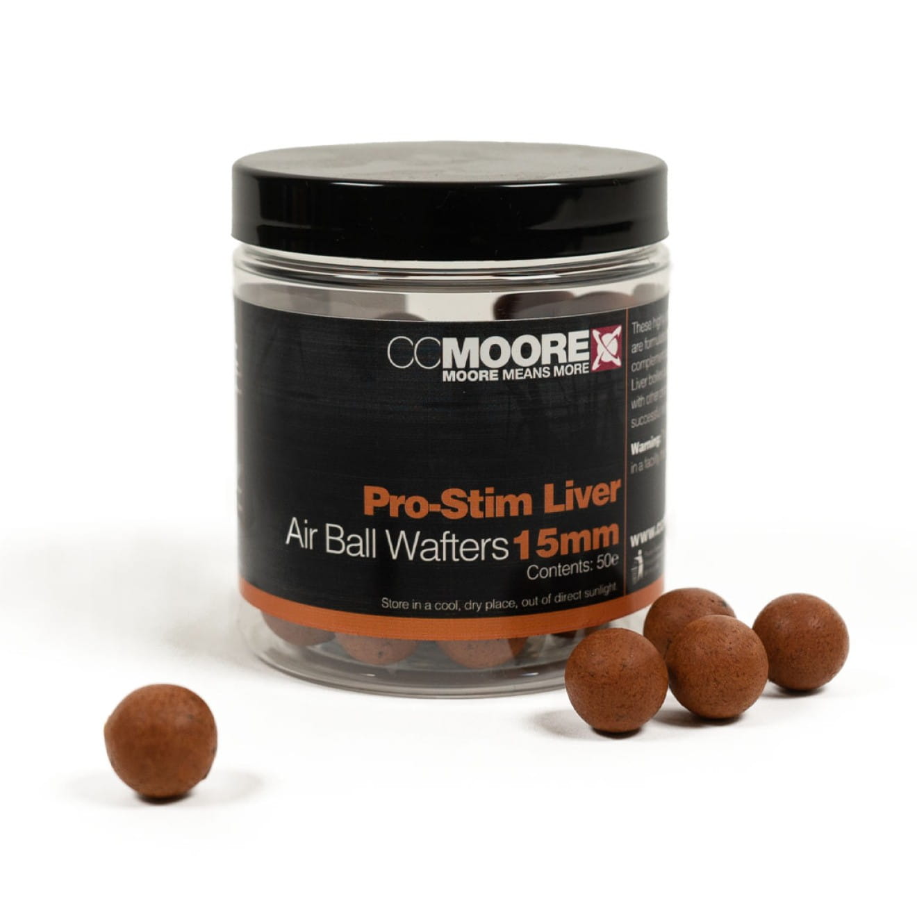 CC Moore Pro Stim Liver Air Ball Wafters 15mm