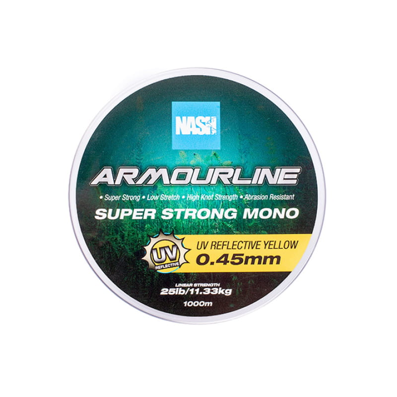 Nash Armourline Super Strong Mono UV Yellow 0.30mm 1000m