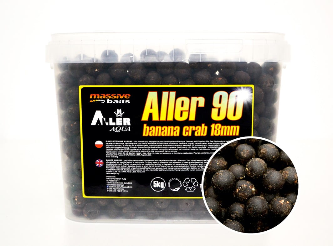 Massive Baits Aller 90 BANANA CRAB 18mm 5kg