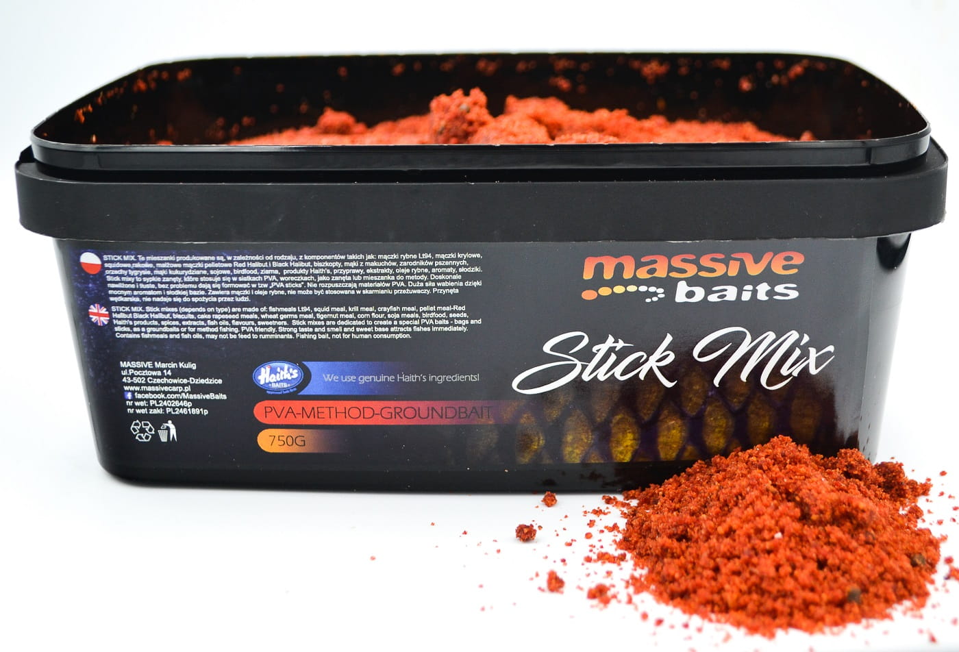 Massive Baits Stick Mix Bolsena Squid 750g