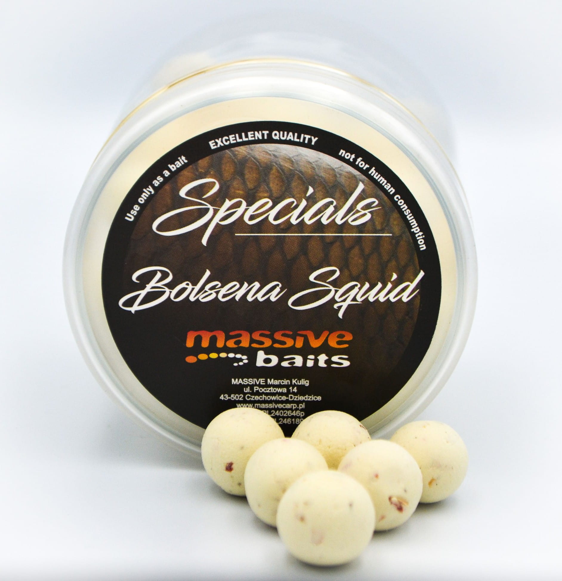 Massive Baits Special Pop-Ups Bolsena Squid 11mm 200ml
