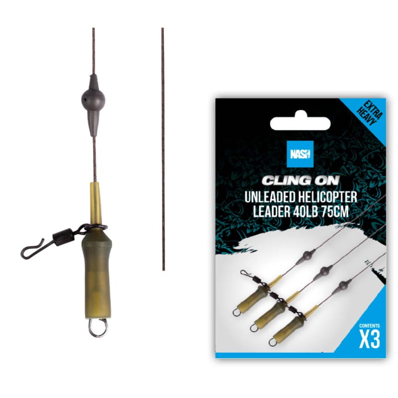 Nash Ready Tied Leadcore Helicopter Leader 75cm