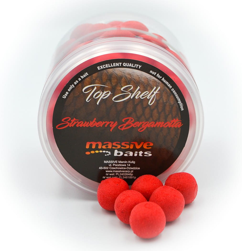 Massive Baits Special Pop-Ups Strawberry Bergamotta 18mm