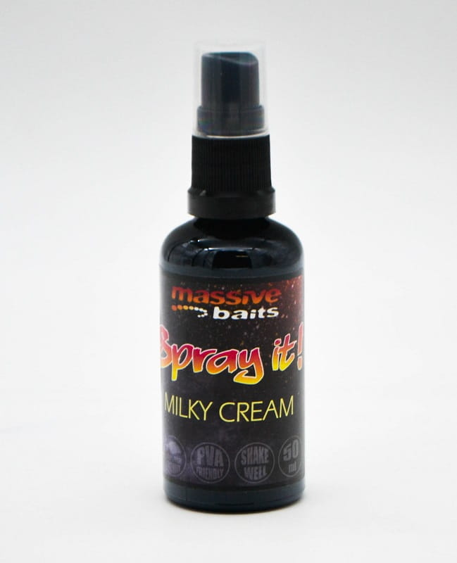 Massive Baits Spray It Milky Cream