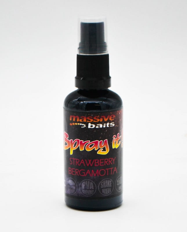 Massive Baits Spray It Strawberry Bergamotta