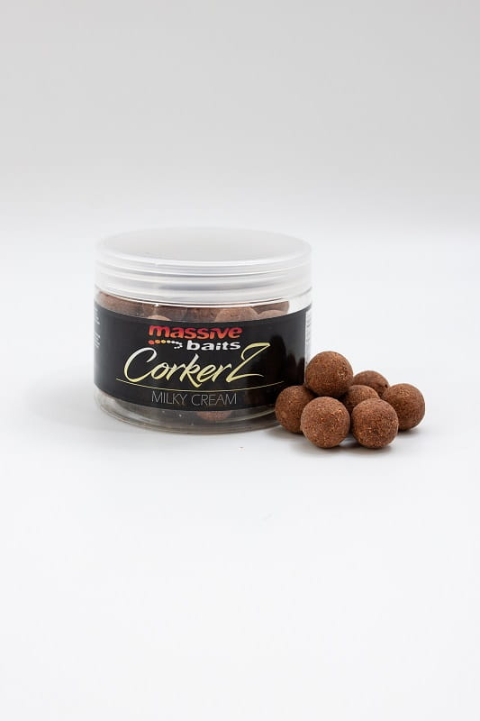 Massive Baits Corkerz Milky Cream 18mm
