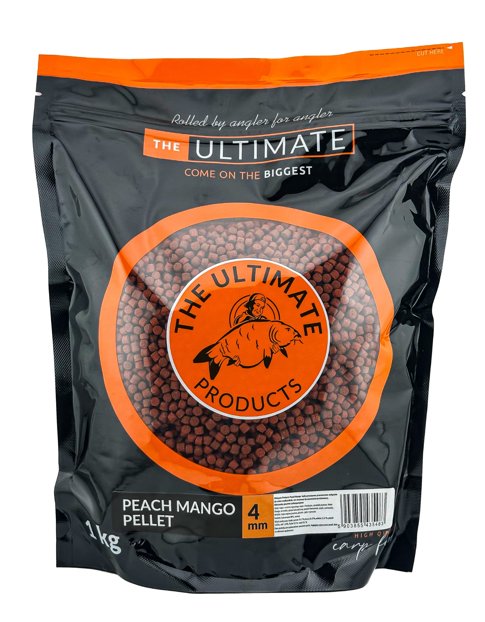 Ultimate Products Peach Mango Pellet 4 mm 1 kg