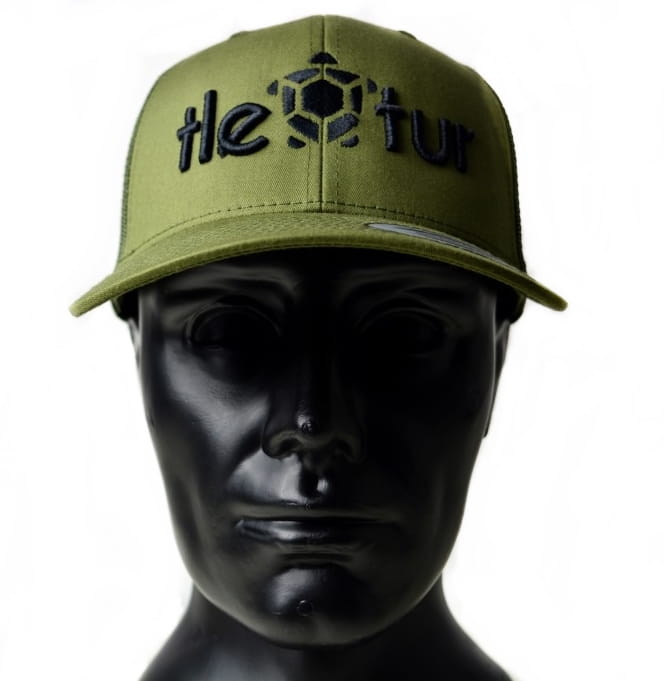 Czapka Trucker Classic Tletur Khaki Black